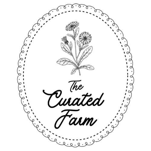 The Curated Farm logo