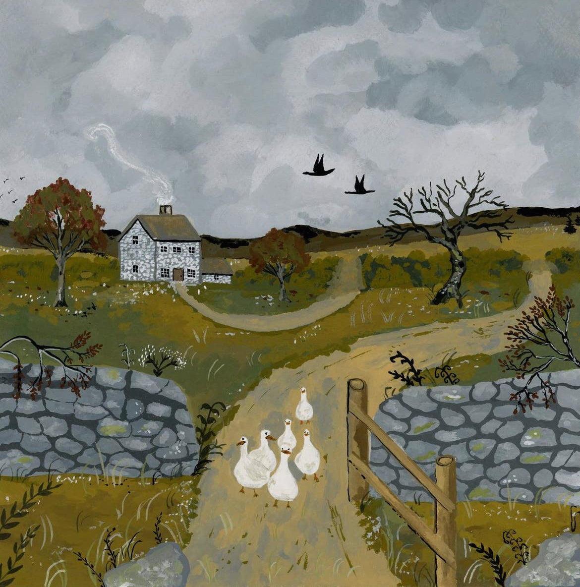 Goose on the Loose Print