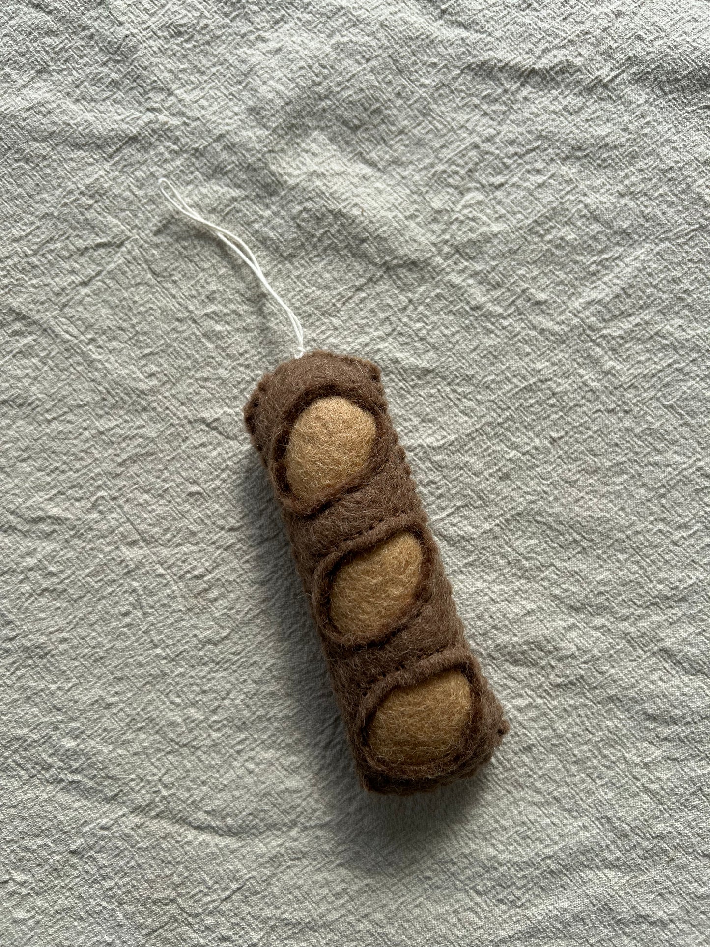 Felt Baguette Ornament