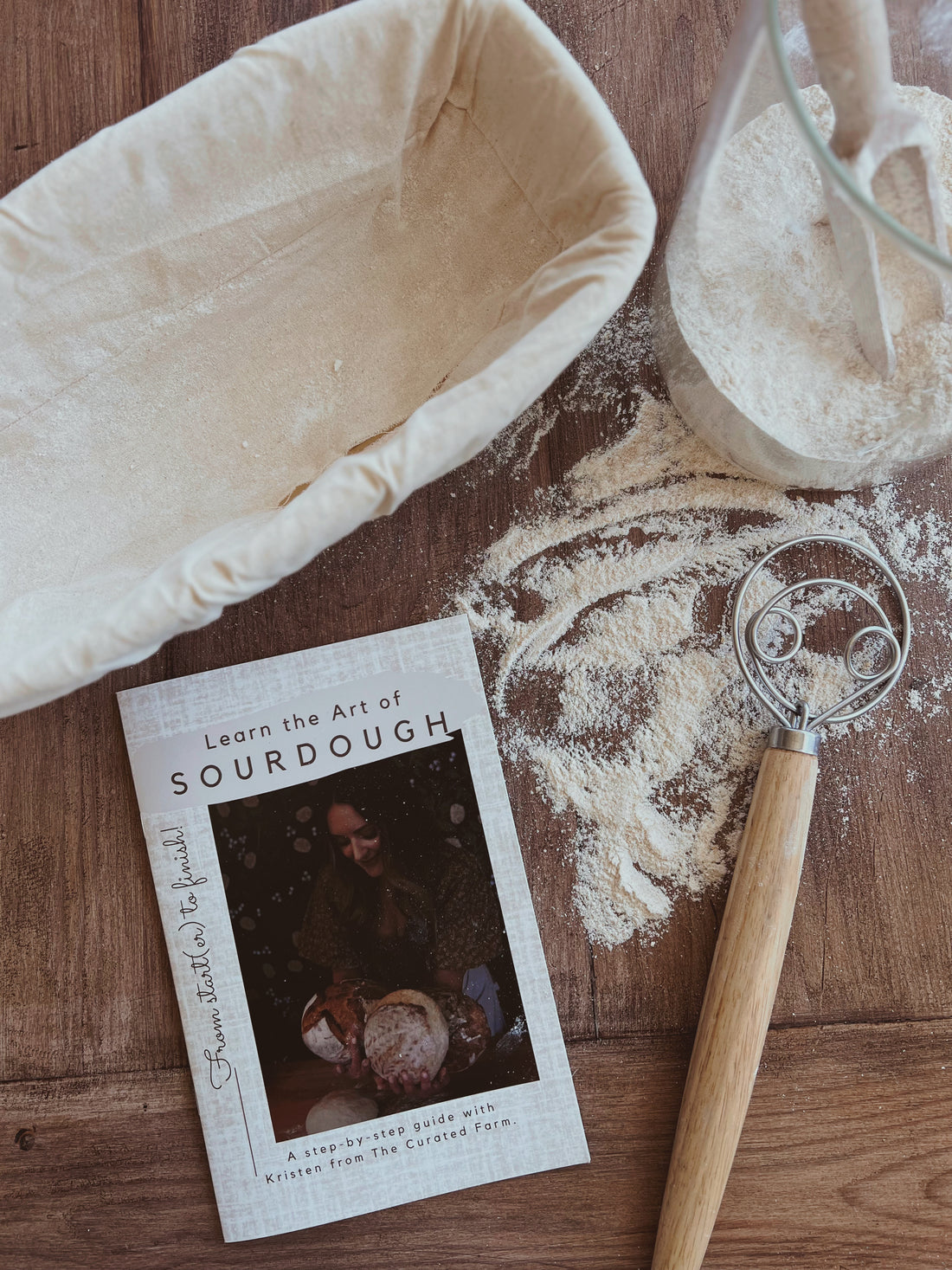 Traditional Sourdough Class w/ Booklet & Starter TheCuratedFarm