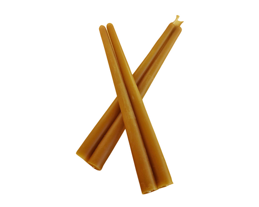 Hand Dipped Beeswax Tapers